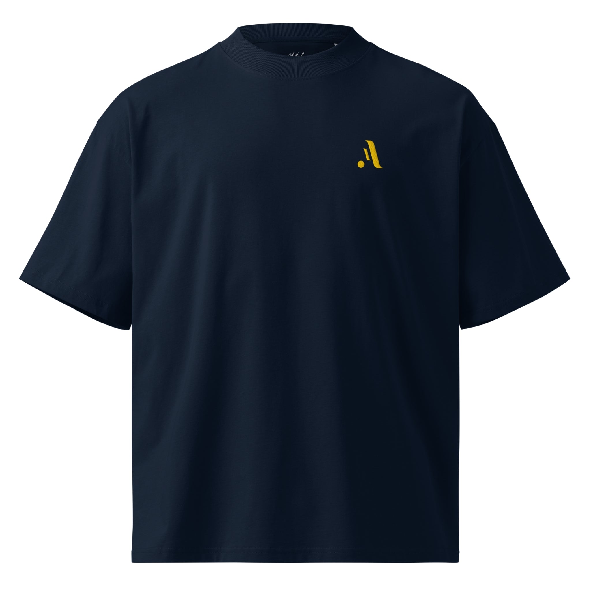 Men’s Organic Oversized High Neck Tee — A • Edition