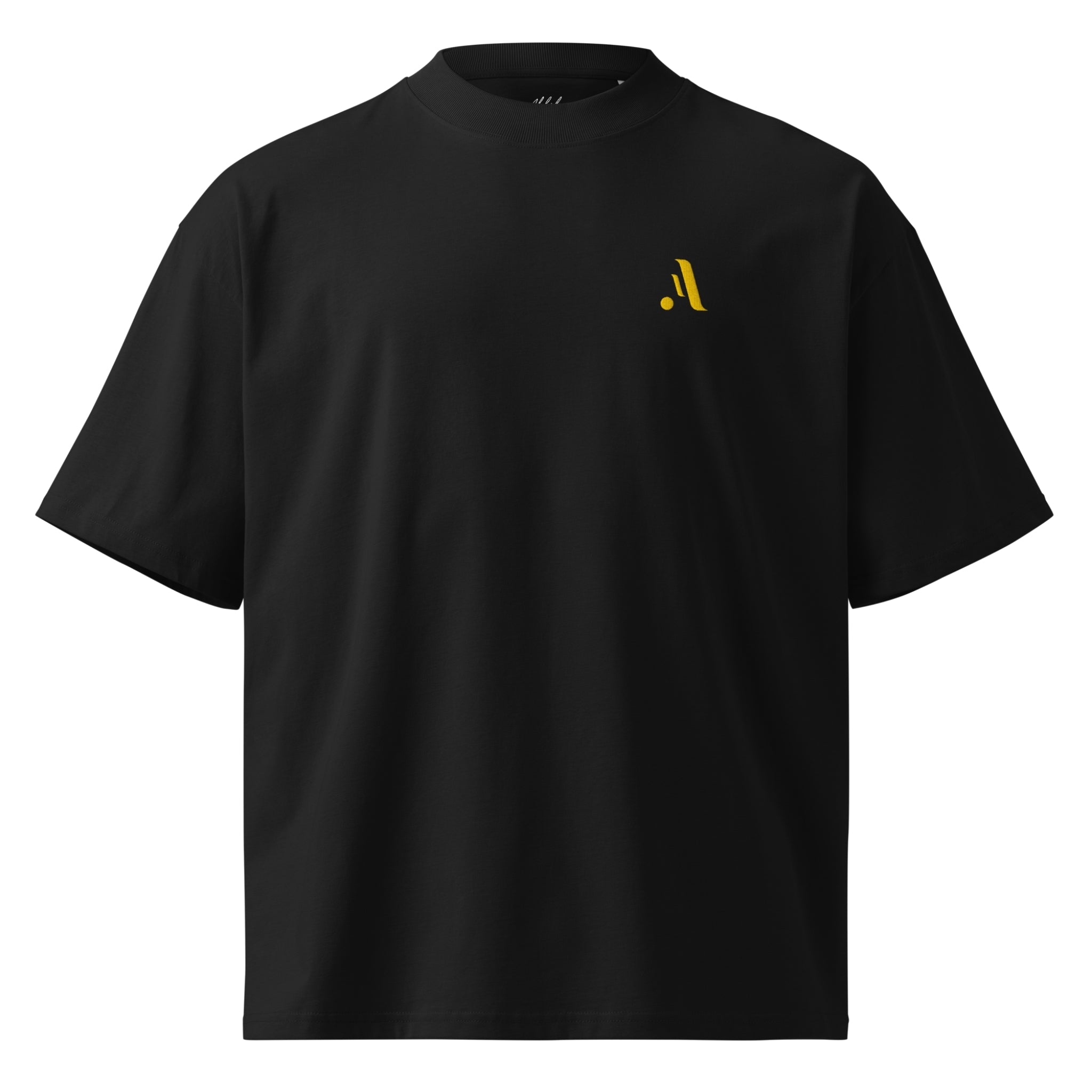 Men’s Organic Oversized High Neck Tee — A • Edition