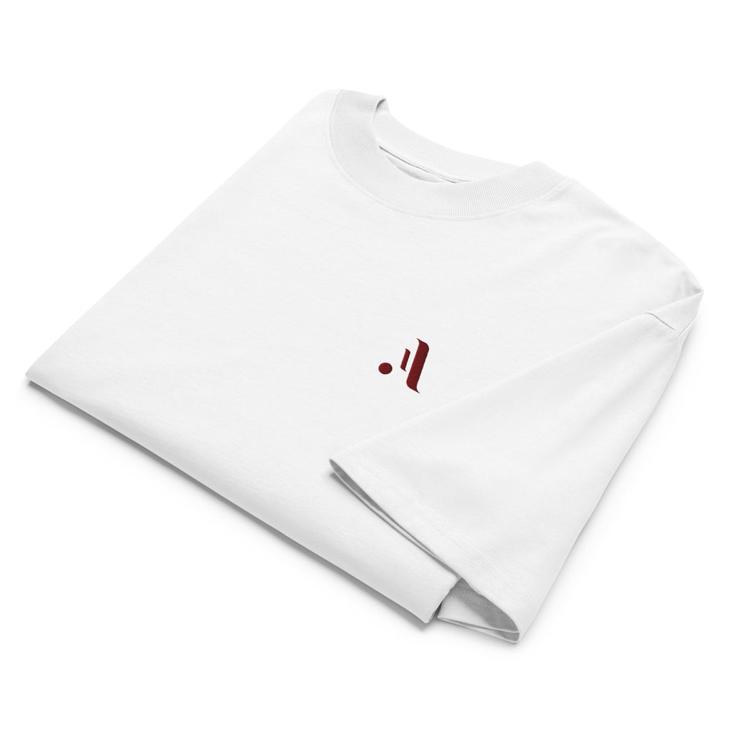 Men’s Organic Oversized High Neck Tee — A • Edition