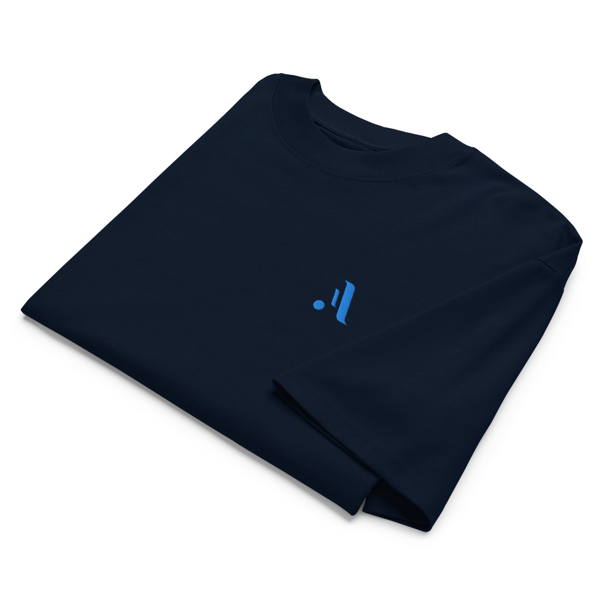 Men’s Organic Oversized High Neck Tee — A • Edition