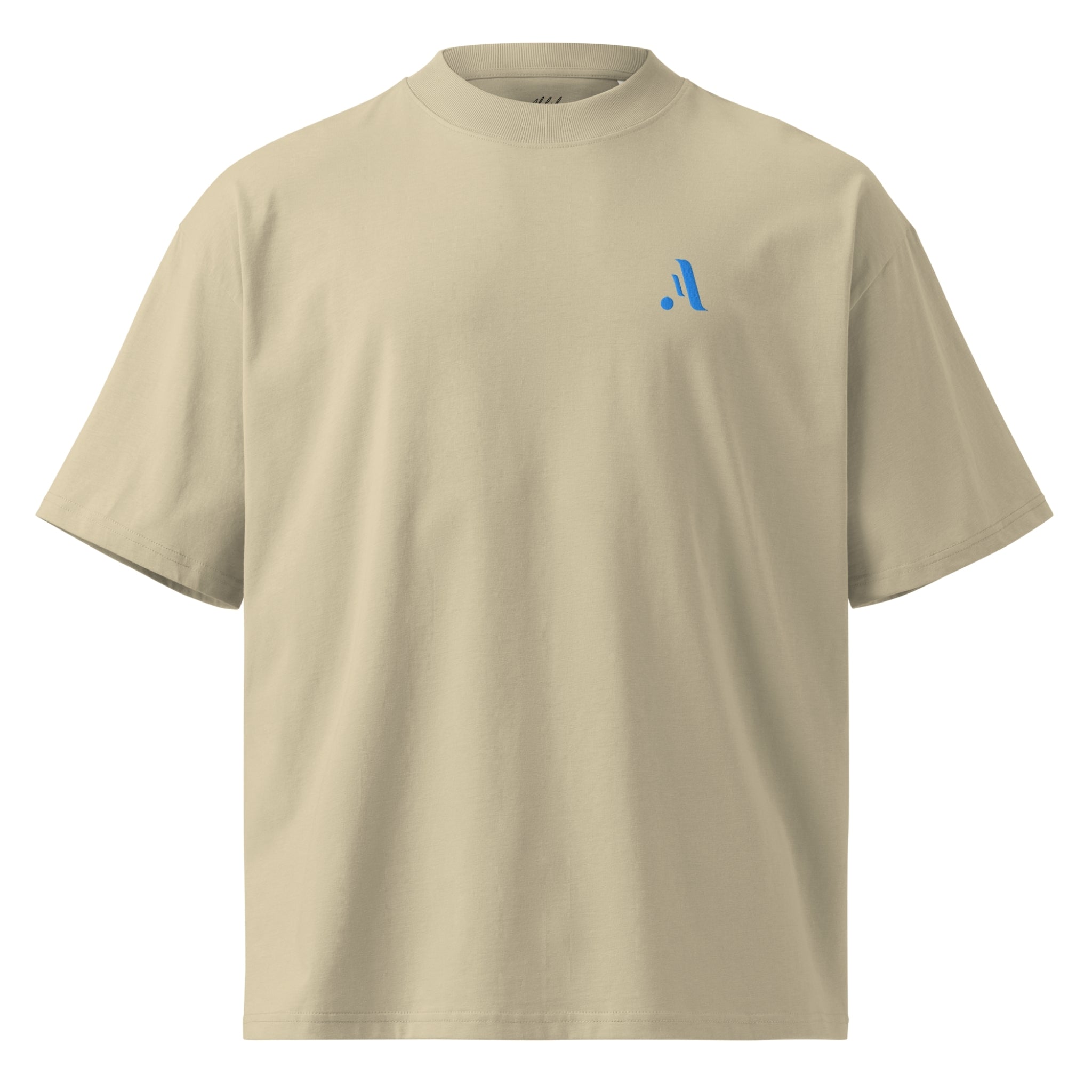 Men’s Organic Oversized High Neck Tee — A • Edition