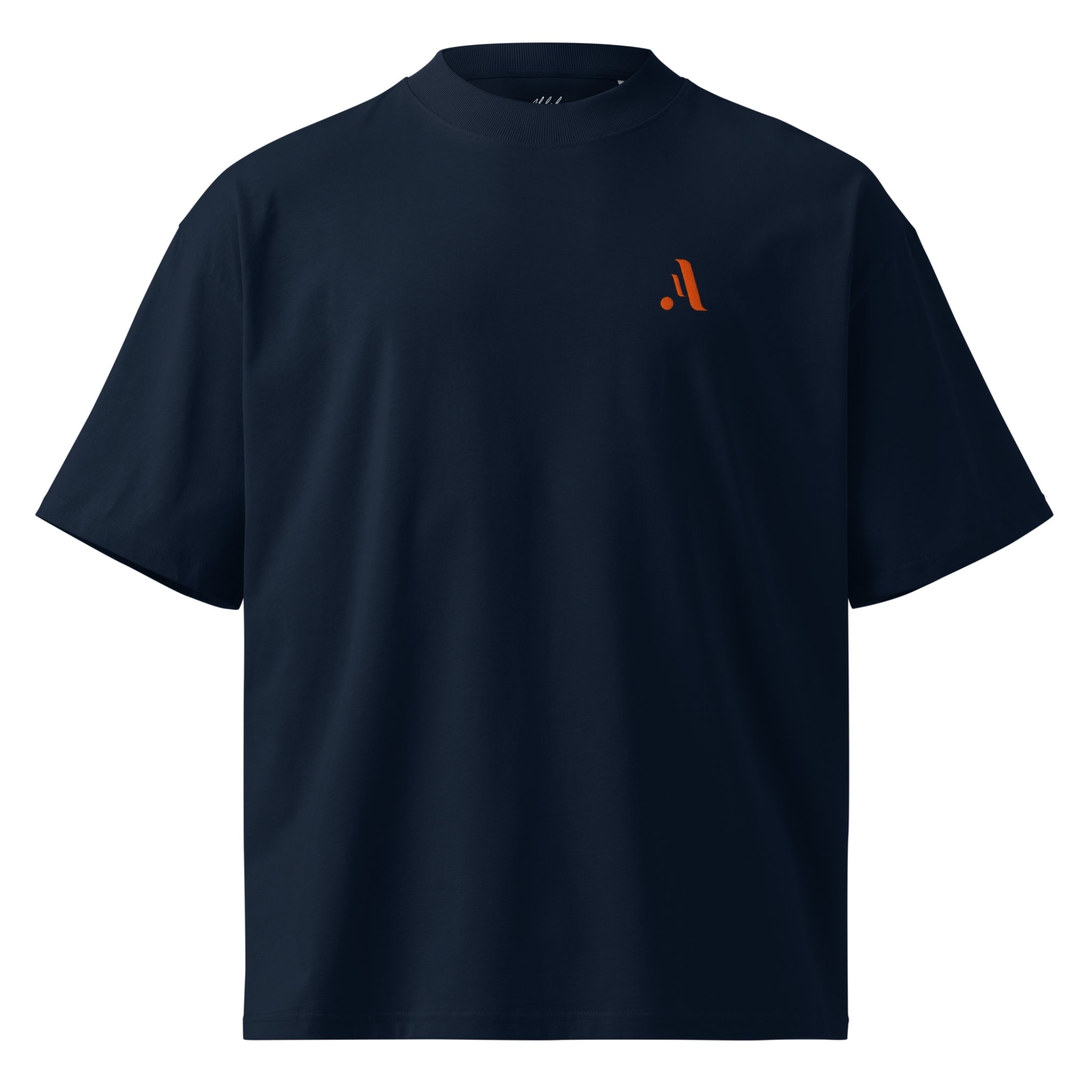 Men’s Organic Oversized High Neck Tee — A • Edition