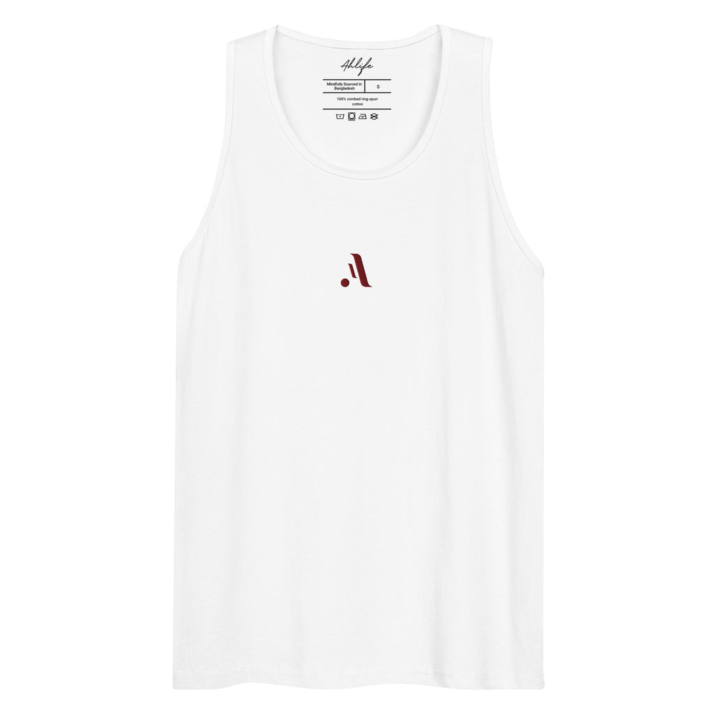 Men’s Active Tank Top — A • Bordeaux Red