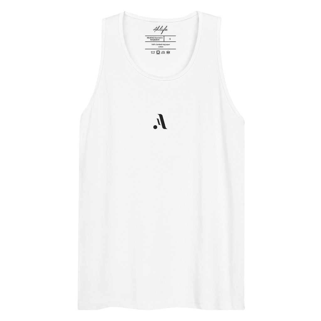Men’s Active Tank Top — A • Midnight Black