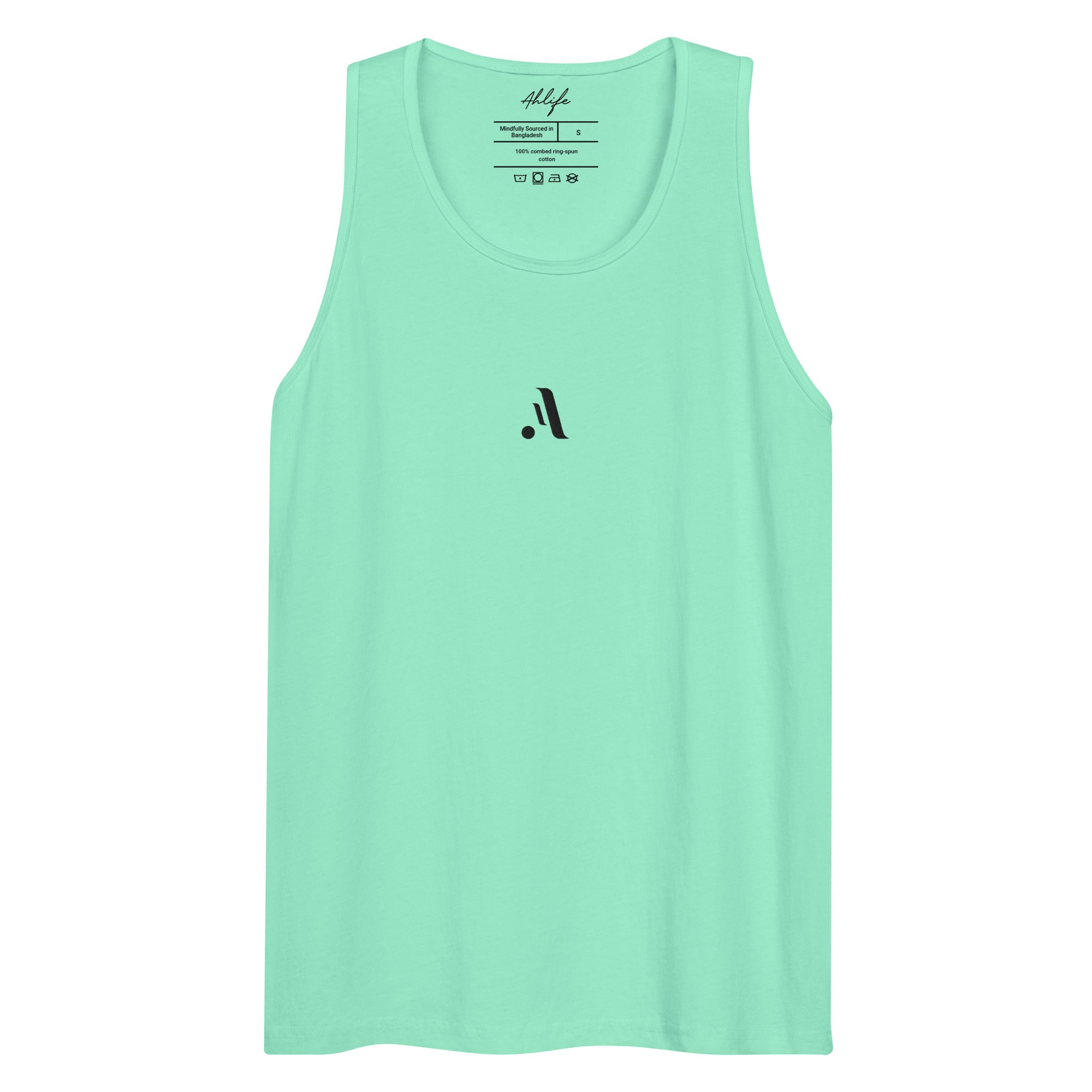 Men’s Active Tank Top — A • Midnight Black