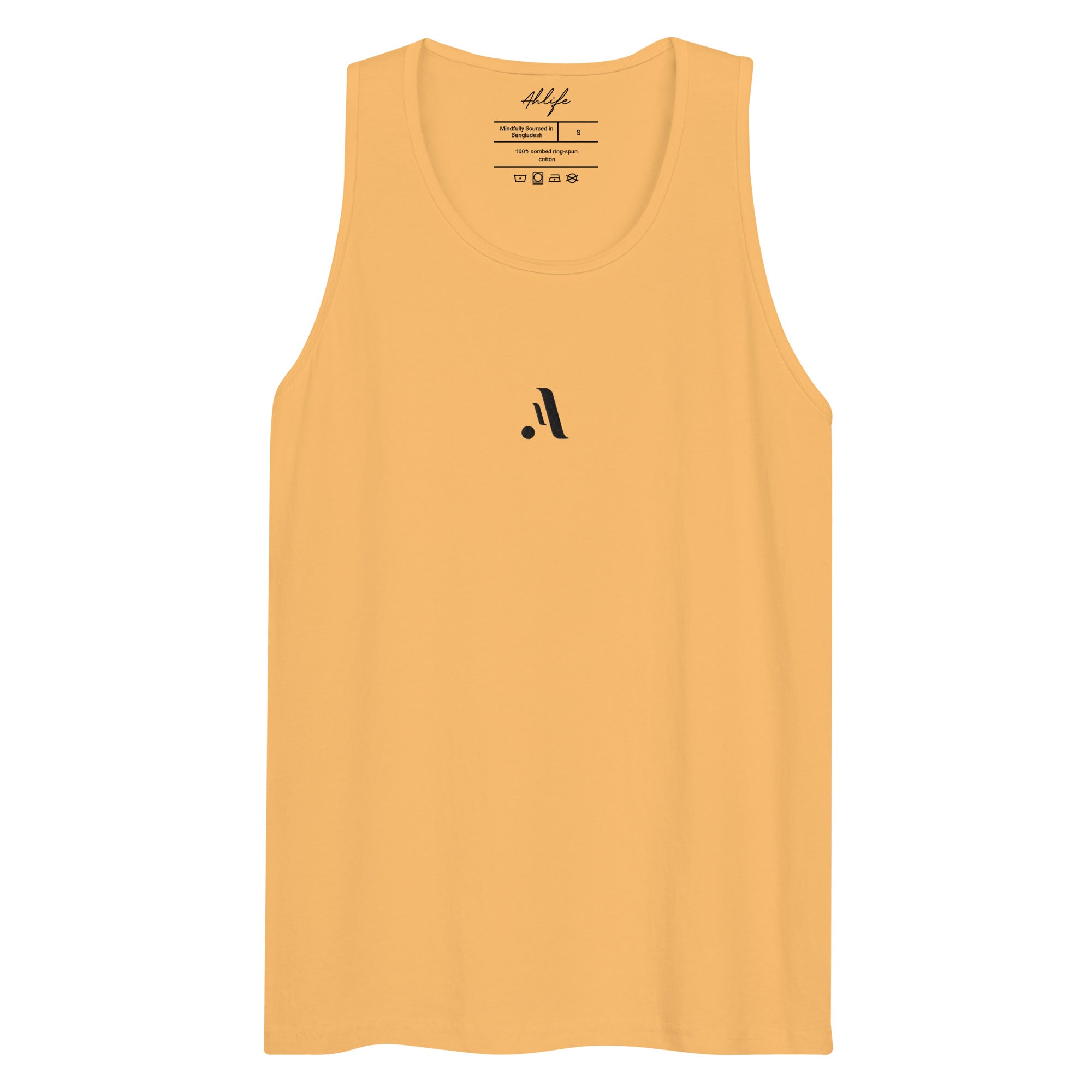 Men’s Active Tank Top — A • Midnight Black