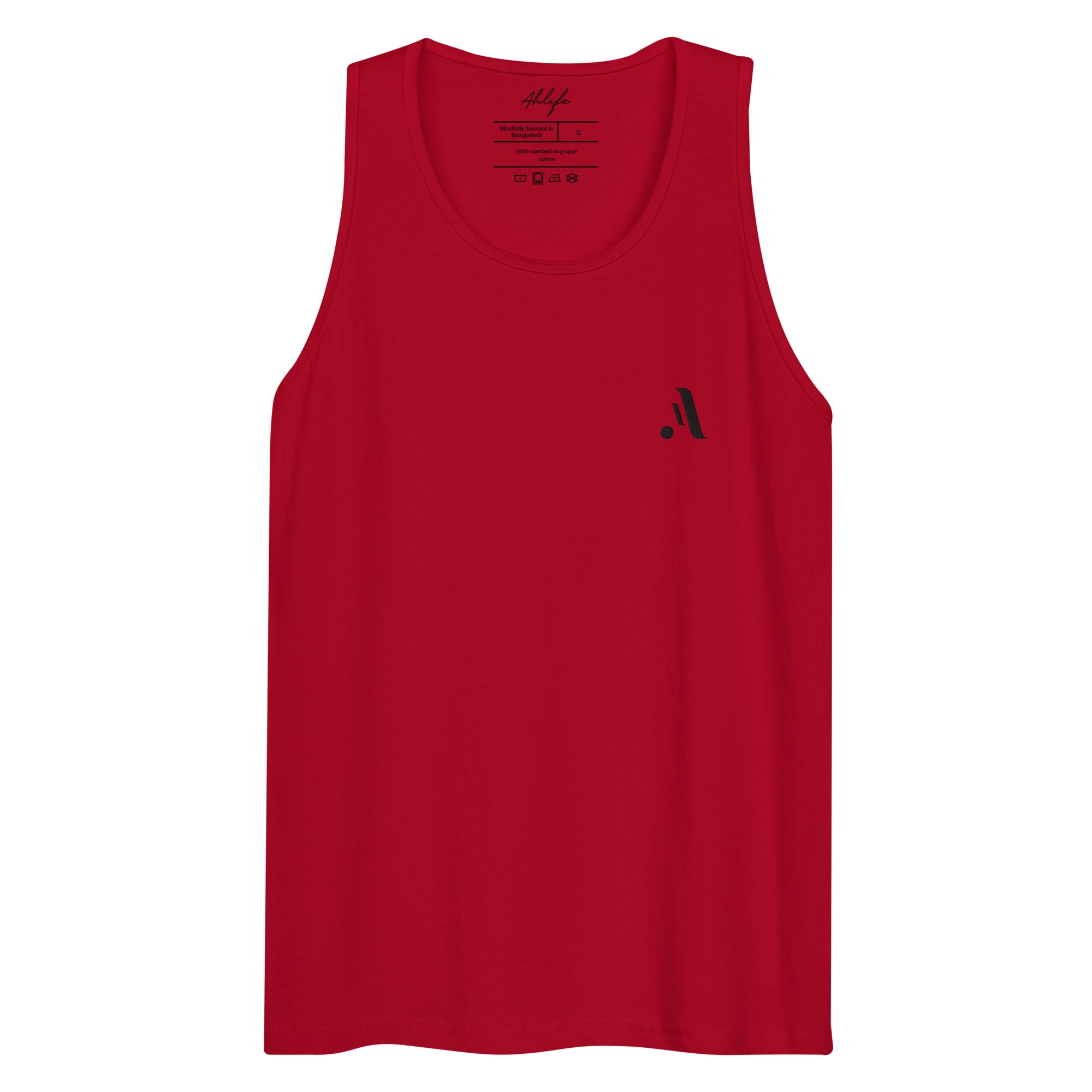 Men’s Active Tank Top — A • Midnight Black