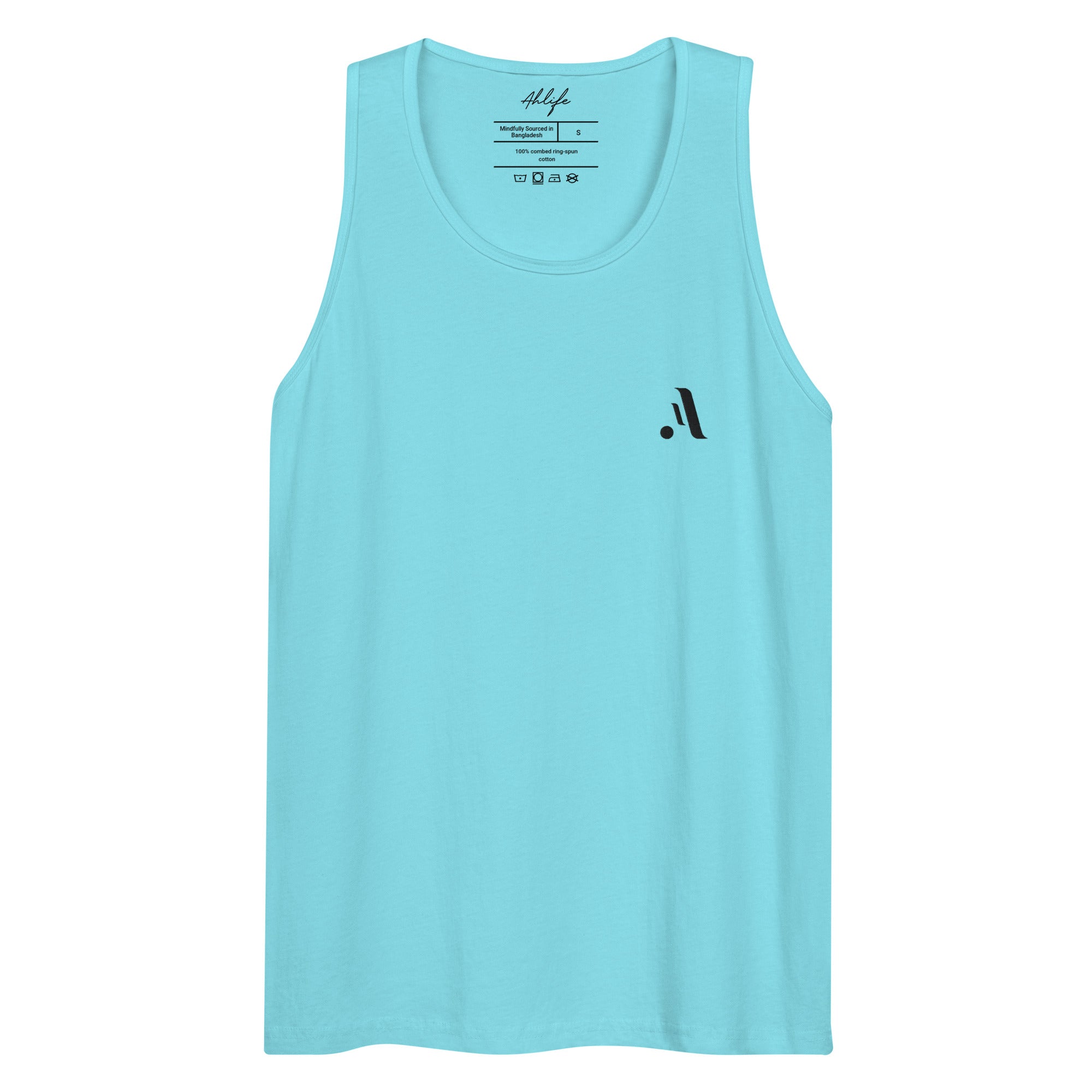 Men’s Active Tank Top — A • Midnight Black