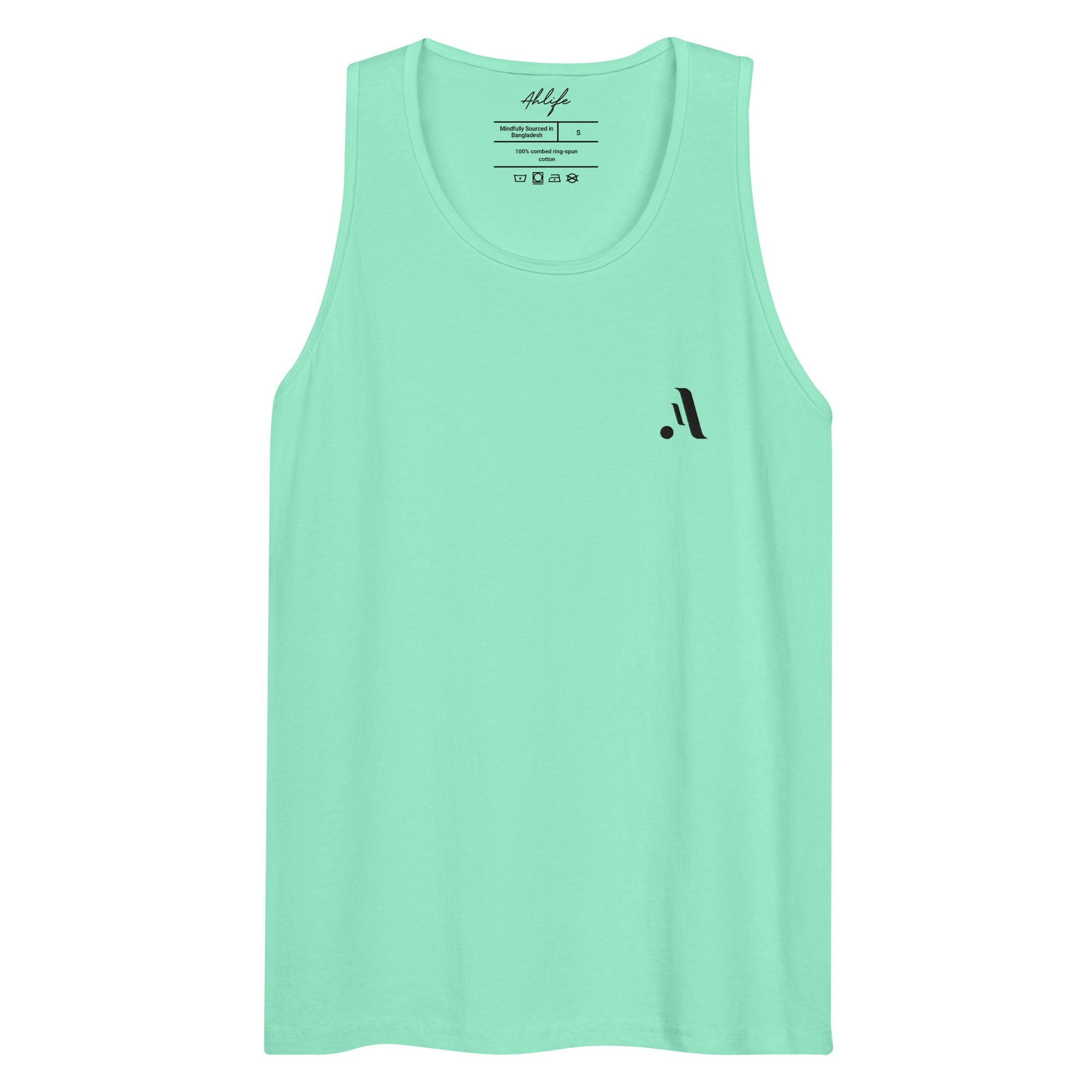 Men’s Active Tank Top — A • Midnight Black