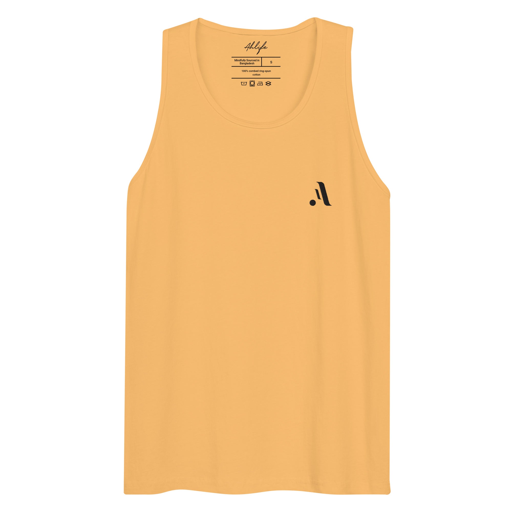 Men’s Active Tank Top — A • Midnight Black