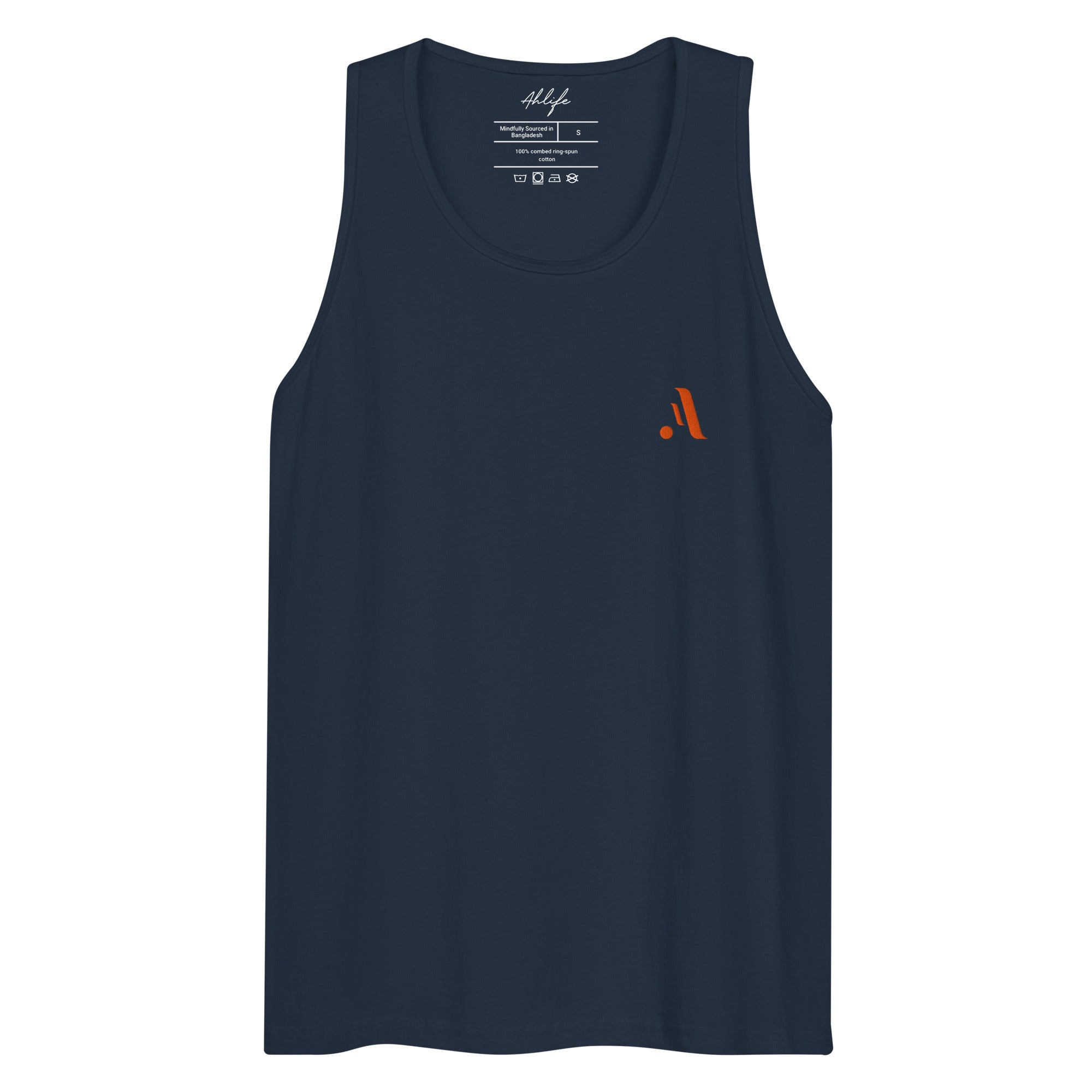 Men’s Active Tank Top — A • Solar Orange