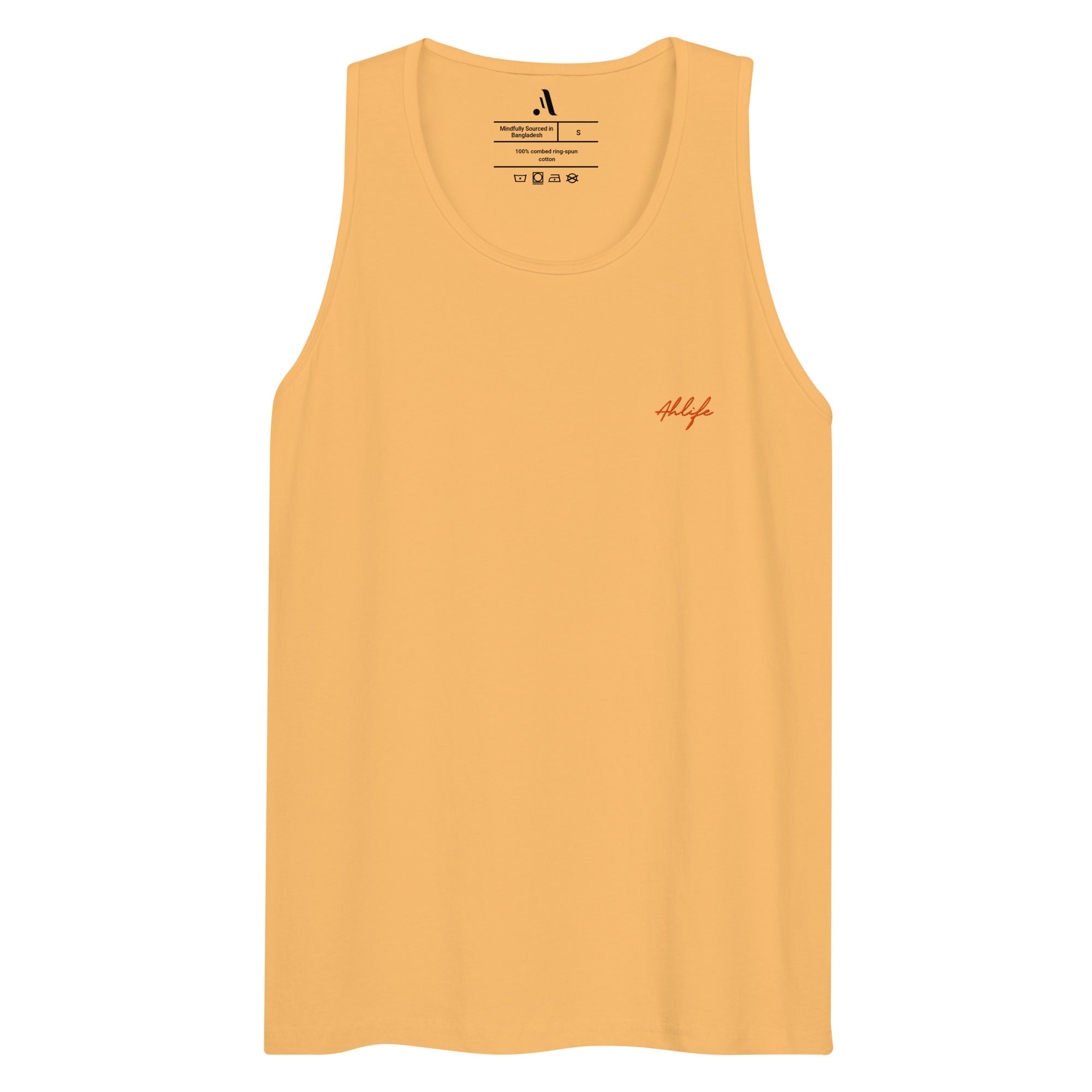Men’s Active Tank Top — Ahlife • Solar Orange