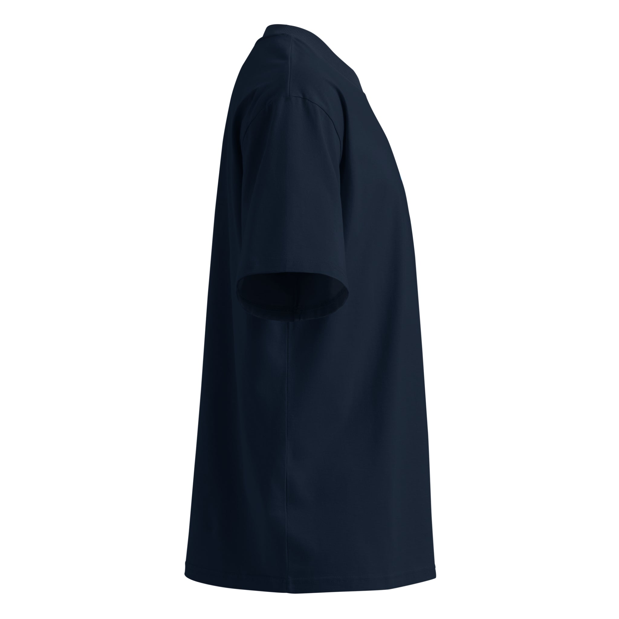 Men’s Organic Oversized High Neck Tee — A • Edition