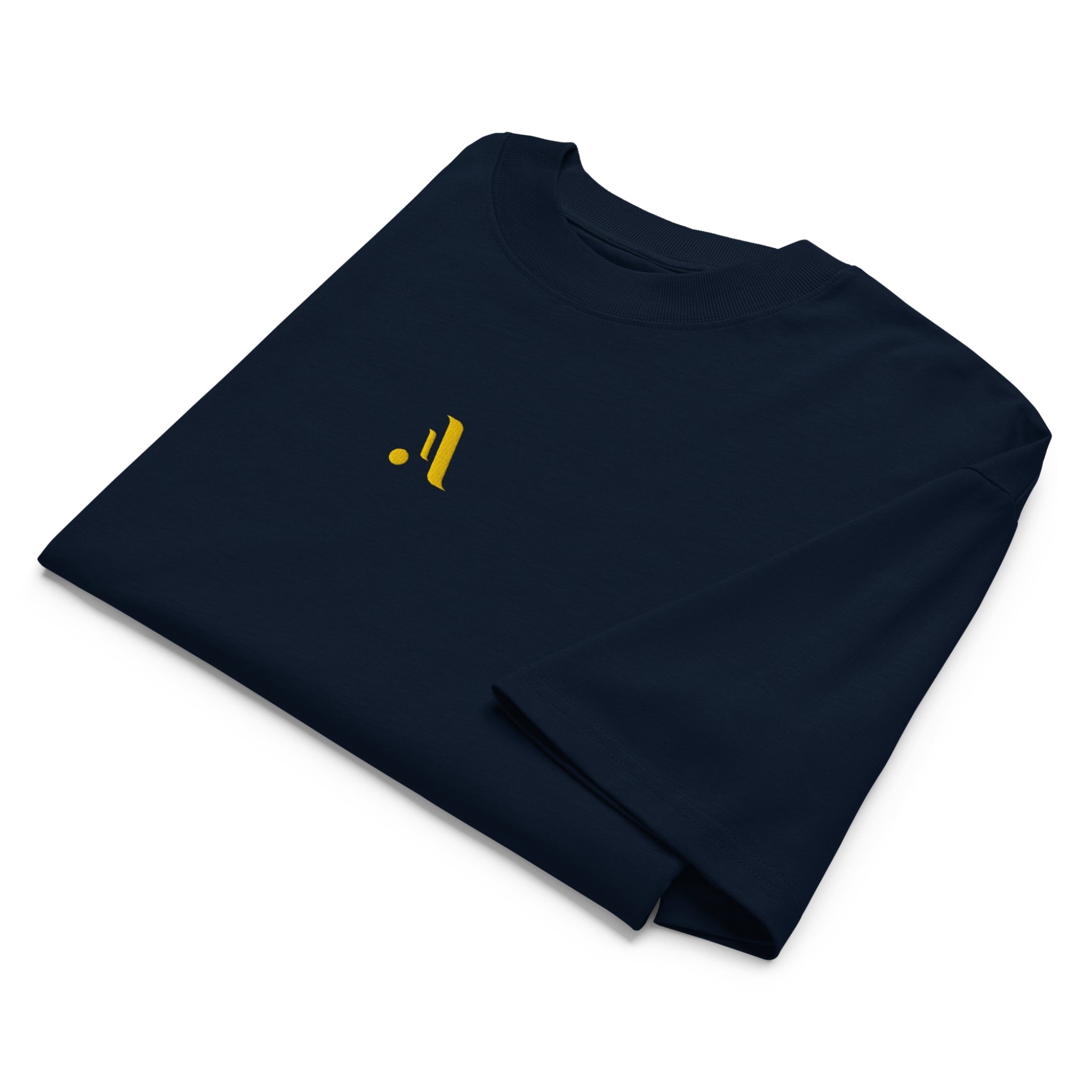 Men’s Organic Oversized High Neck Tee — A • Edition