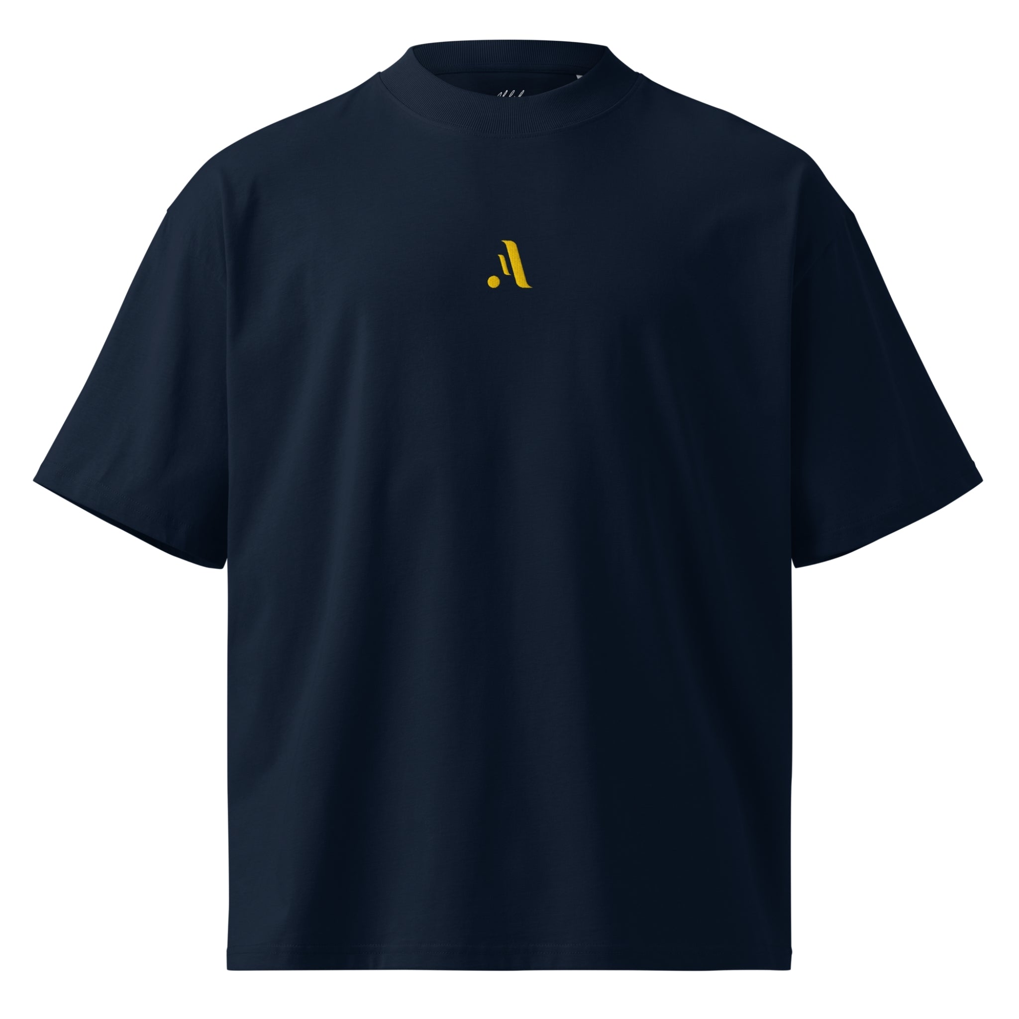 Men’s Organic Oversized High Neck Tee — A • Edition