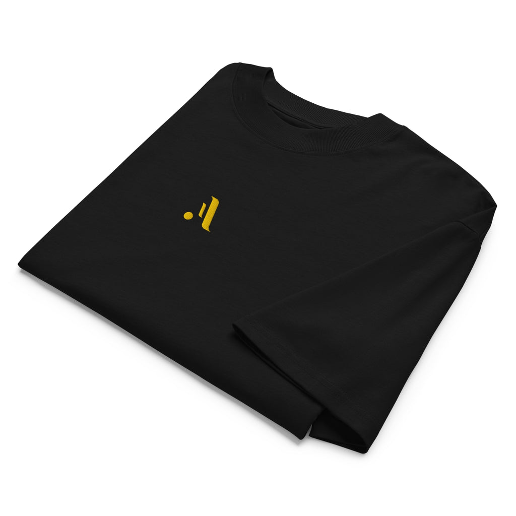 Men’s Organic Oversized High Neck Tee — A • Edition