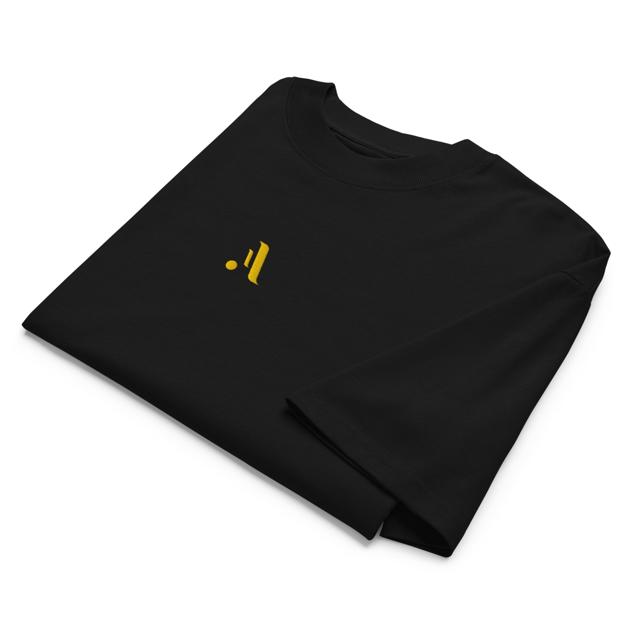 Men’s Organic Oversized High Neck Tee — A • Edition