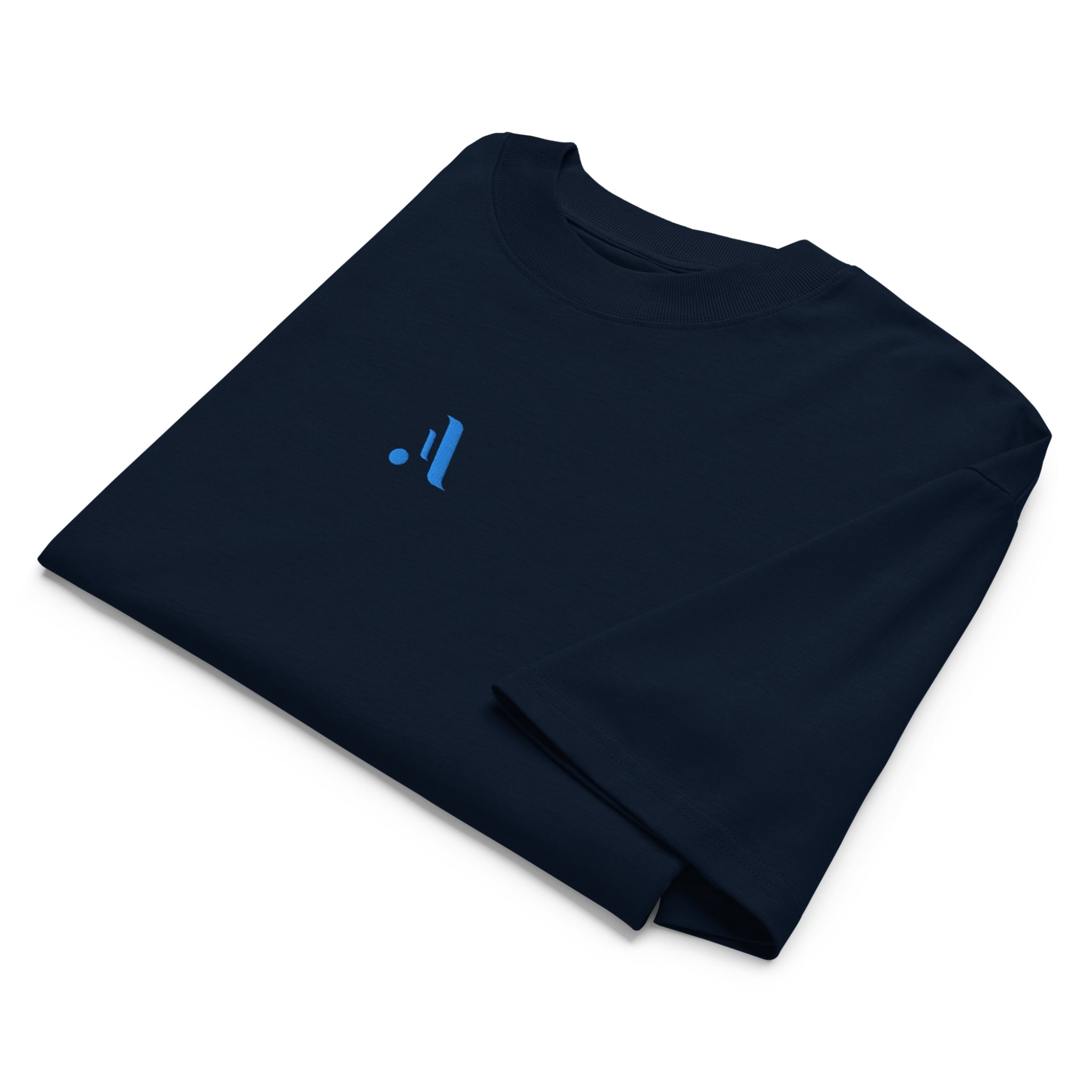 Men’s Organic Oversized High Neck Tee — A • Edition