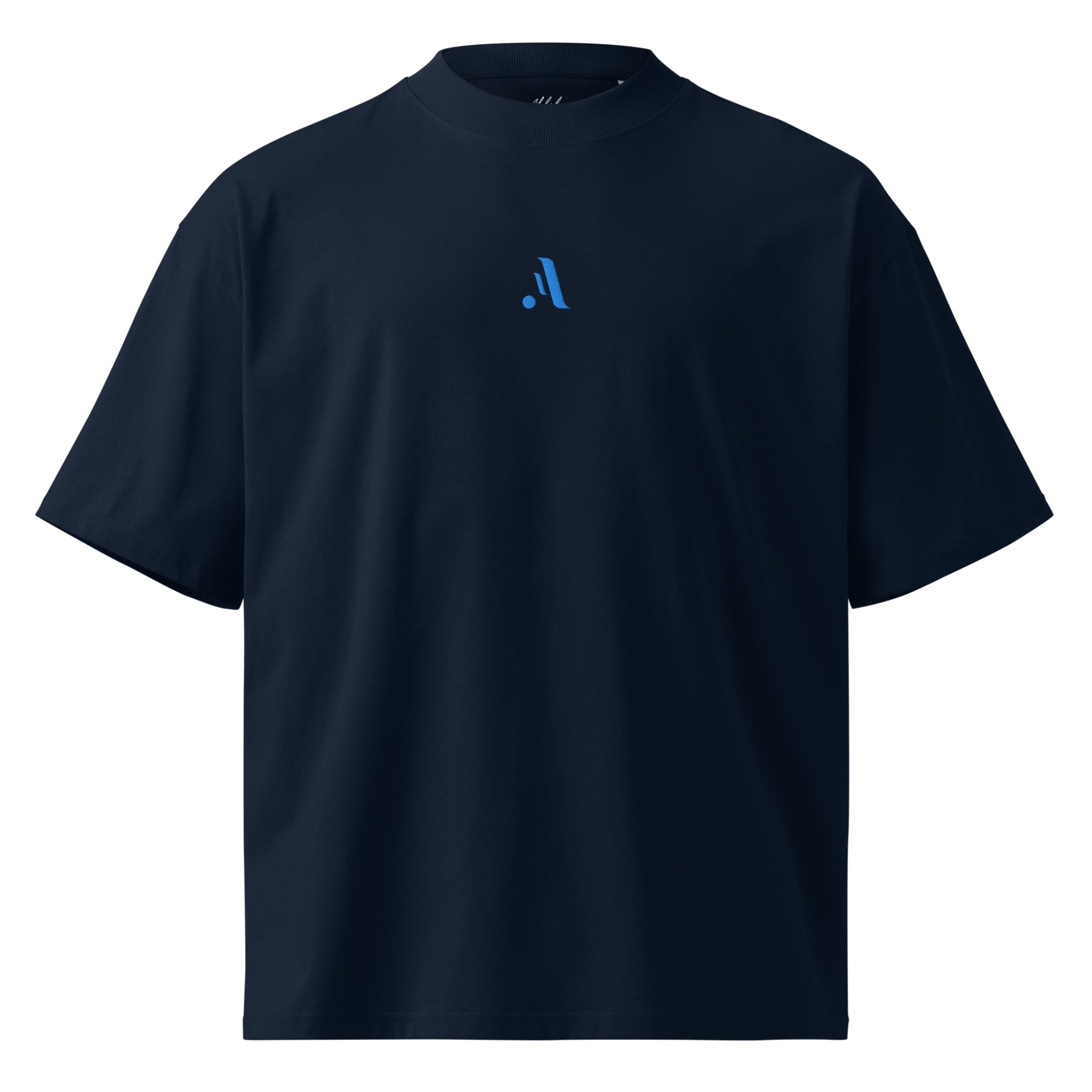 Men’s Organic Oversized High Neck Tee — A • Edition