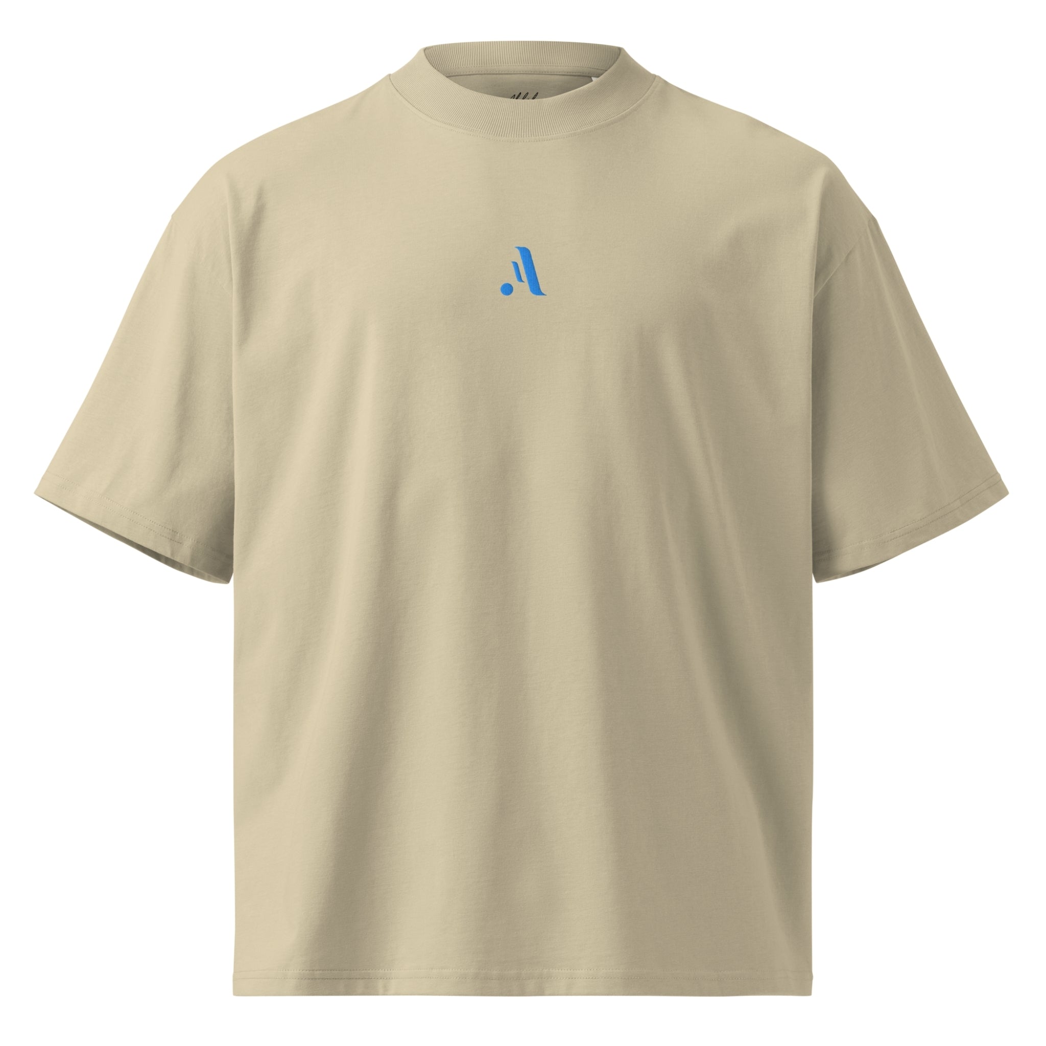 Men’s Organic Oversized High Neck Tee — A • Edition