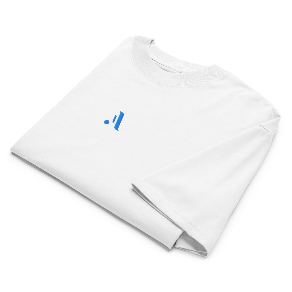 Men’s Organic Oversized High Neck Tee — A • Edition