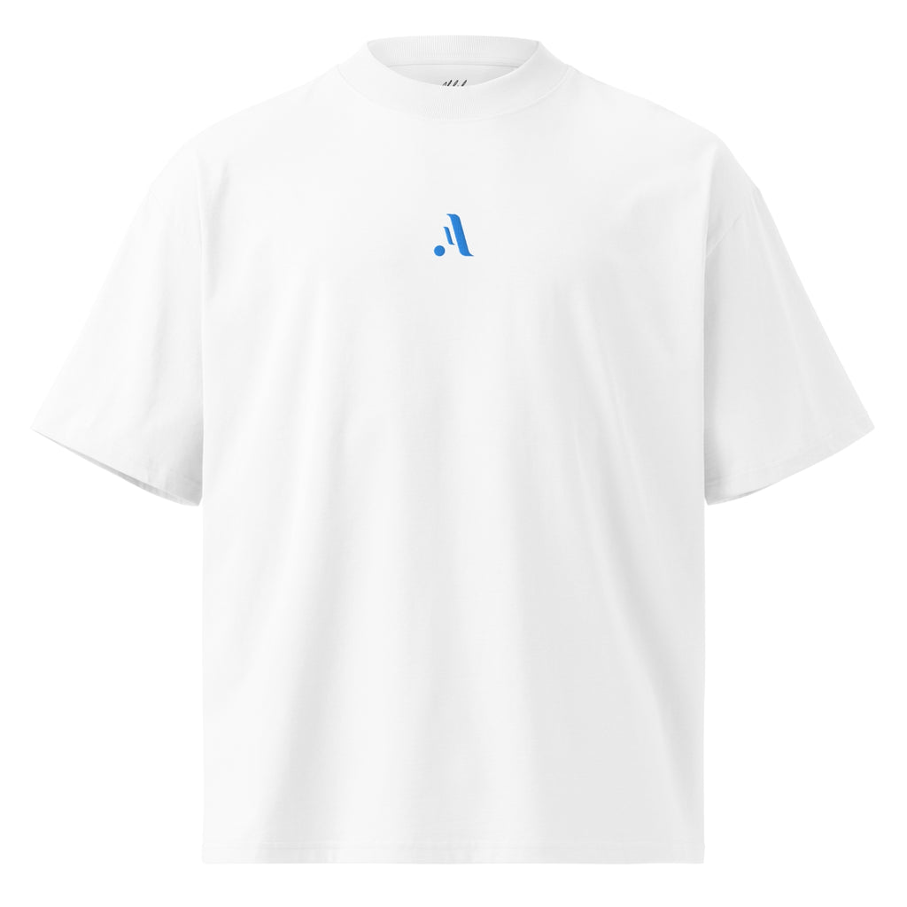Men’s Organic Oversized High Neck Tee — A • Edition