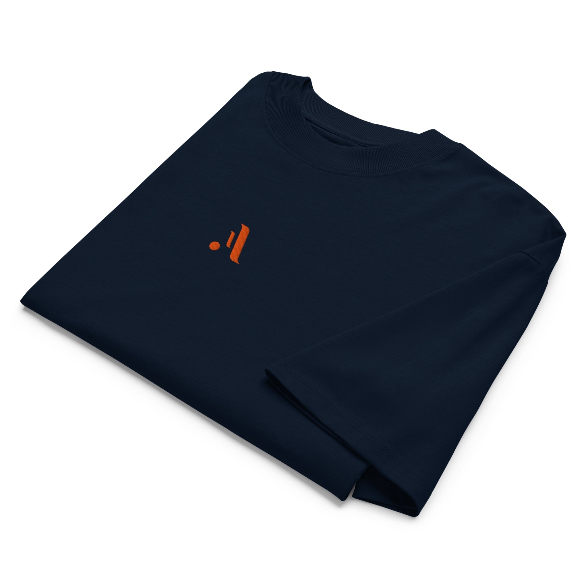 Men’s Organic Oversized High Neck Tee — A • Edition