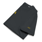 Men’s Organic Rib Neck Tee — A • Amber Gold