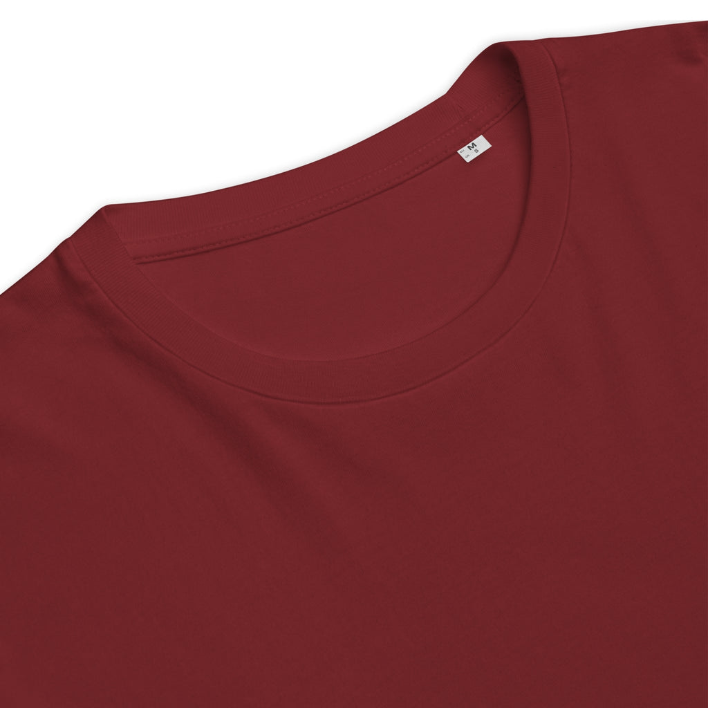 Unisex Organic Rib Neck Tee — A • Amber Gold