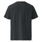 Unisex Organic Rib Neck Tee — A • Amber Gold