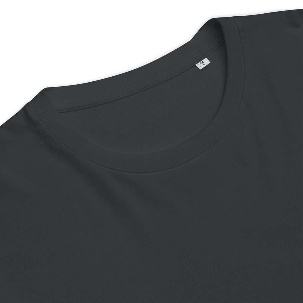 Unisex Organic Rib Neck Tee — A • Amber Gold