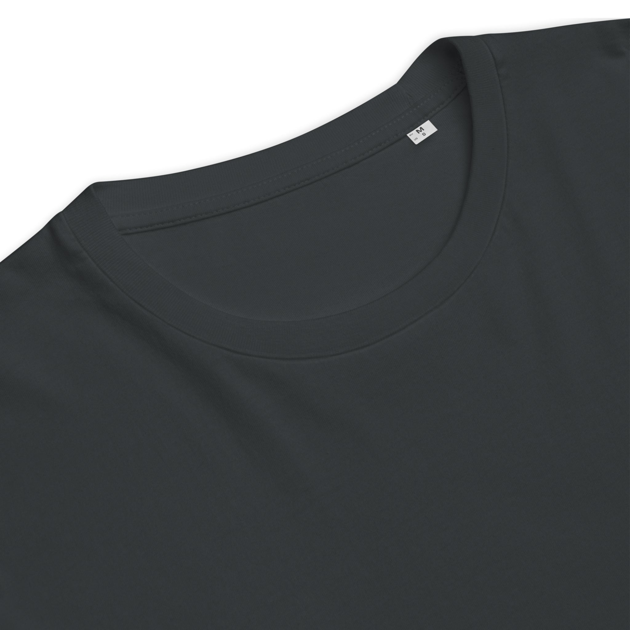 Unisex Organic Rib Neck Tee — A • Amber Gold