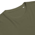 Unisex Organic Rib Neck Tee — A • Amber Gold