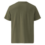 Men’s Organic Rib Neck Tee — A • Amber Gold