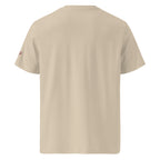Unisex Organic Rib Neck Tee — A • Bordeaux Red