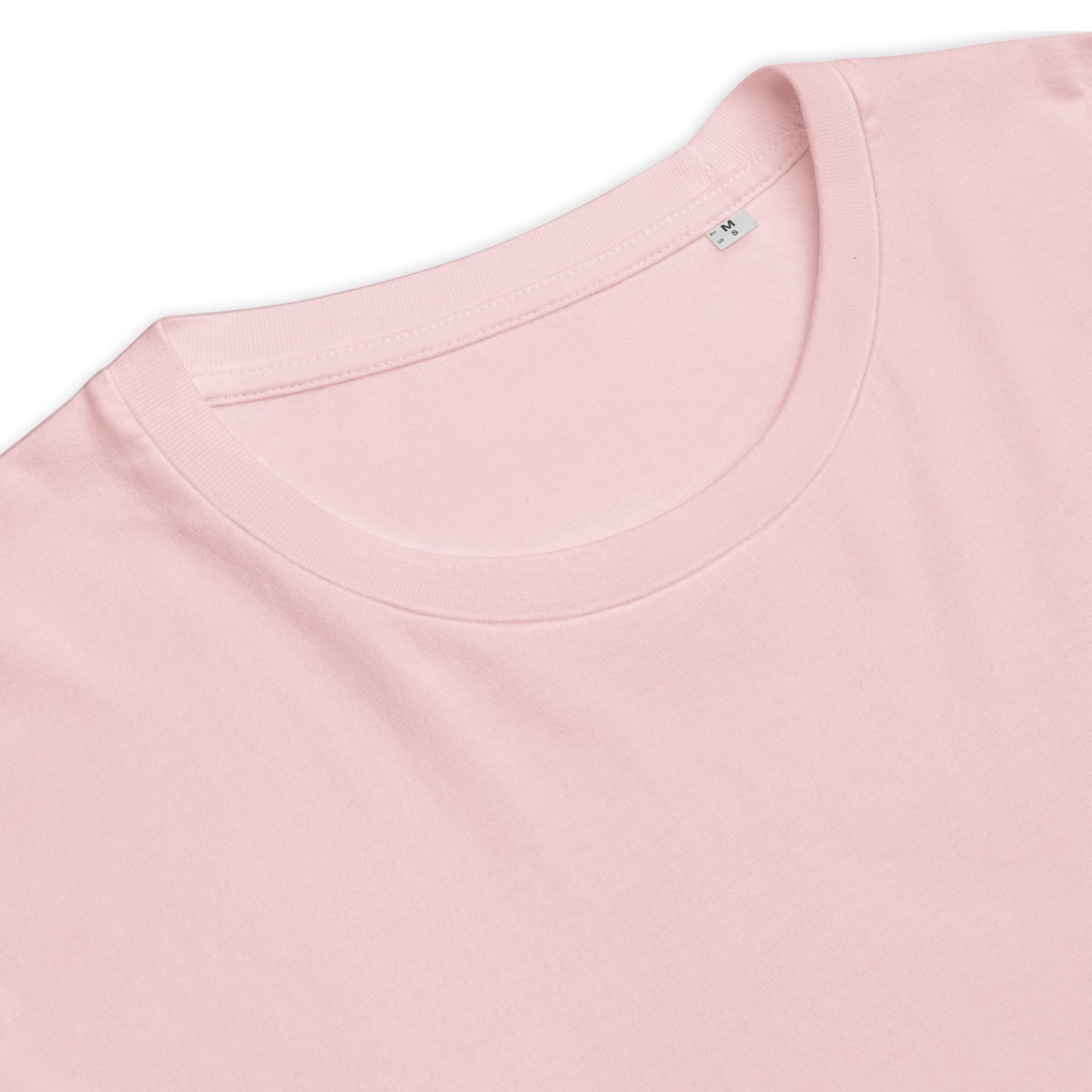 Unisex Organic Rib Neck Tee — A • Bordeaux Red