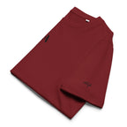 Men’s Organic Rib Neck Tee — A • Midnight Black