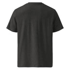 Men’s Organic Rib Neck Tee — A • Midnight Black