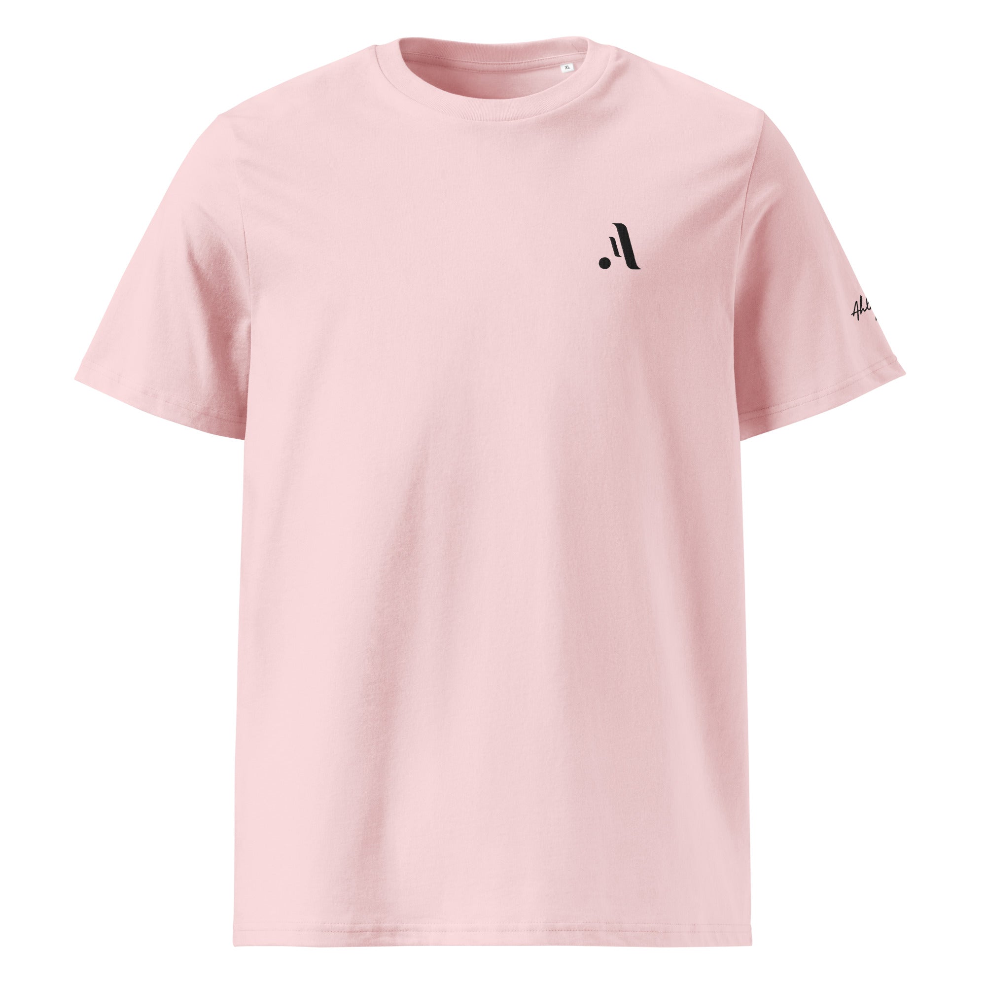 Unisex Organic Rib Neck Tee — A • Midnight Black