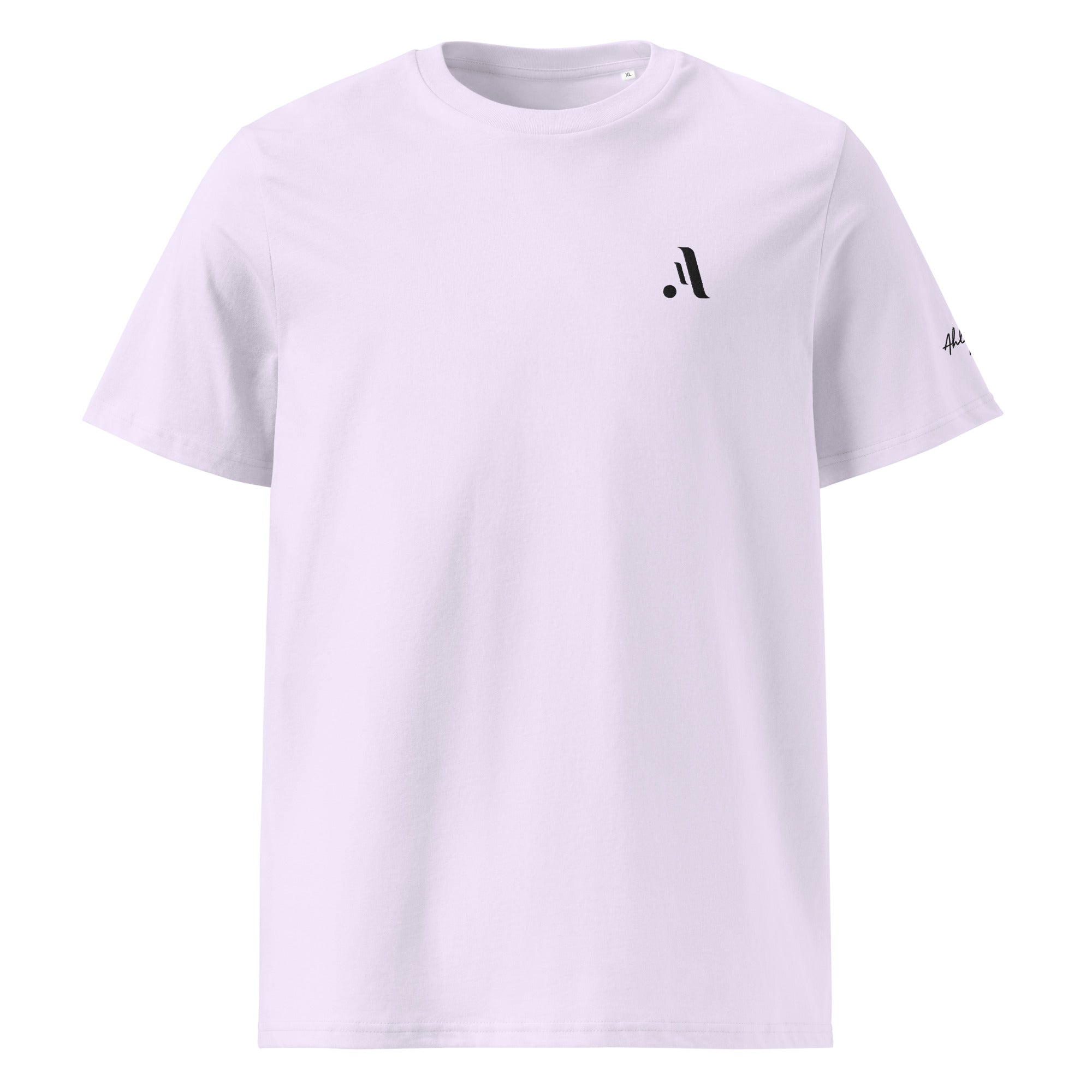 Unisex Organic Rib Neck Tee — A • Midnight Black