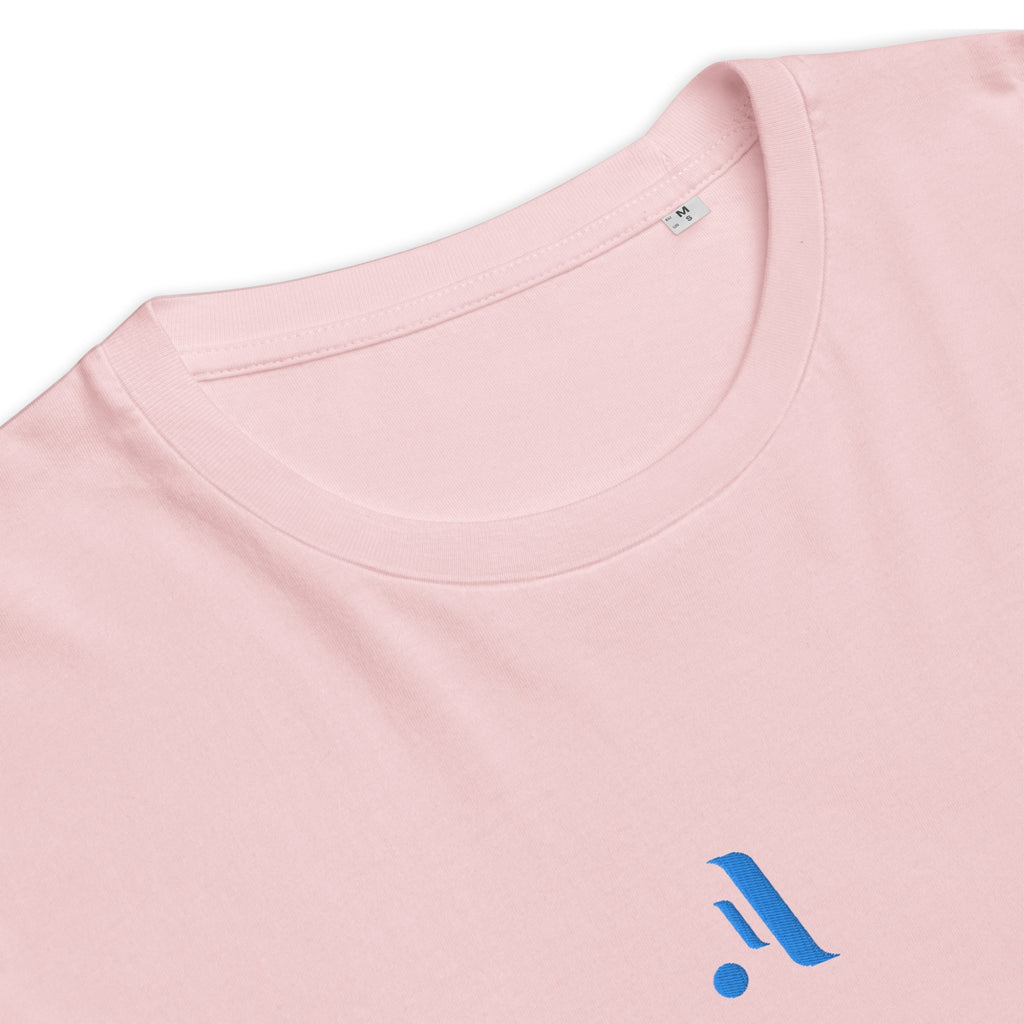 Men’s Organic Rib Neck Tee — A • Ocean Teal