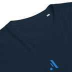 Men’s Organic Rib Neck Tee — A • Ocean Teal