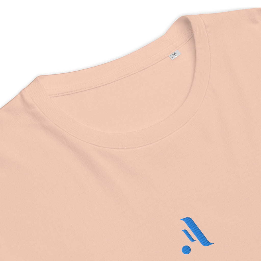 Men’s Organic Rib Neck Tee — A • Ocean Teal