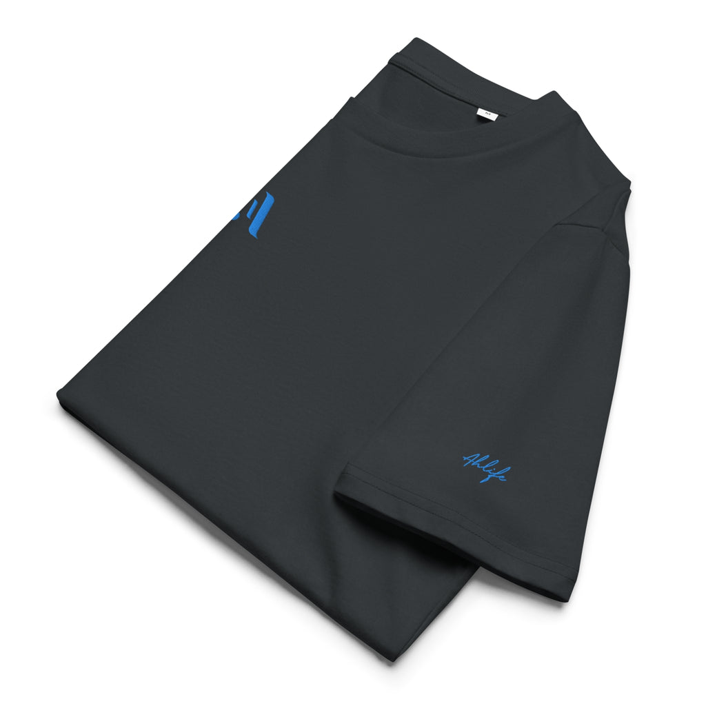 Men’s Organic Rib Neck Tee — A • Ocean Teal