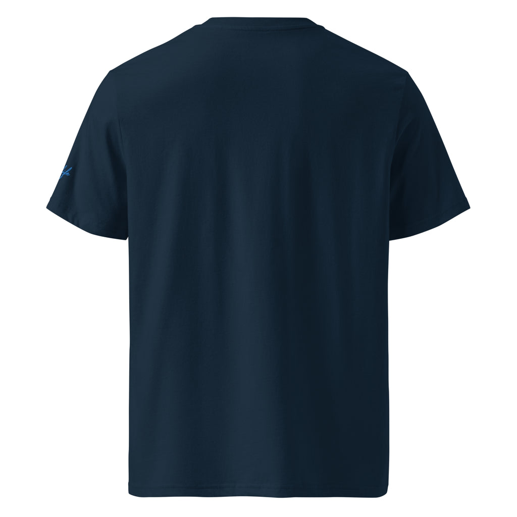 Unisex Organic Rib Neck Tee — A • Ocean Teal