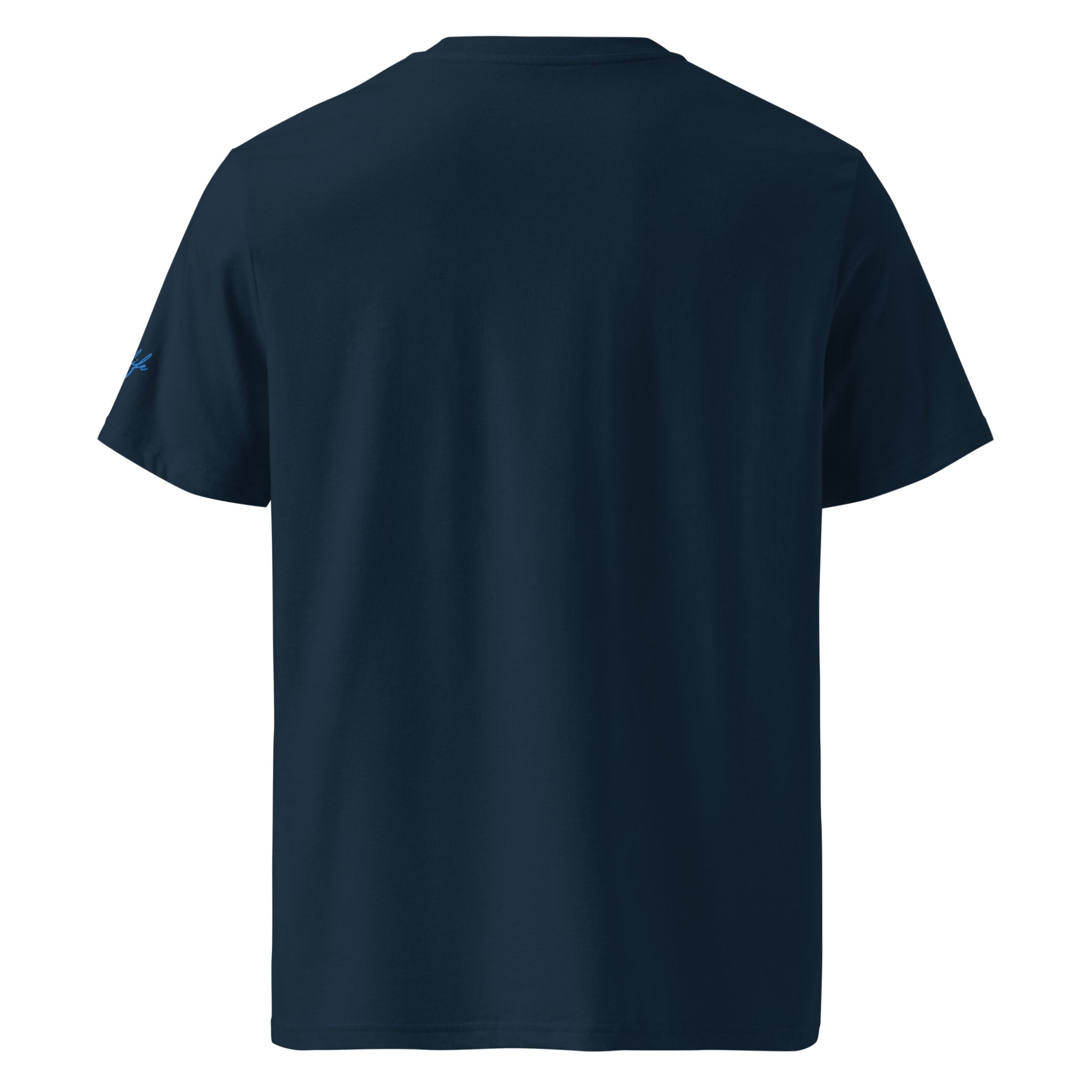 Unisex Organic Rib Neck Tee — A • Ocean Teal