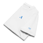 Unisex Organic Rib Neck Tee — A • Ocean Teal