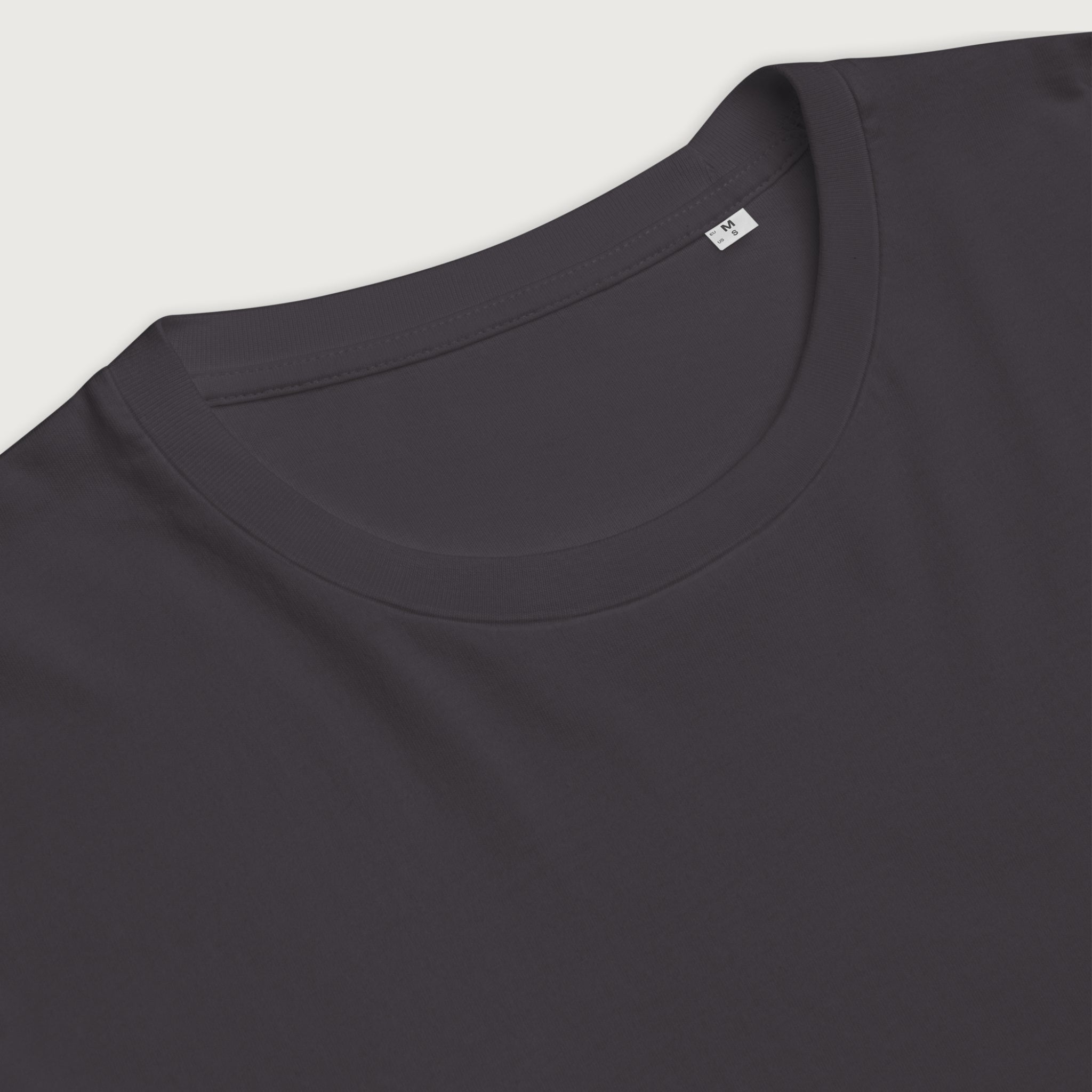Unisex Organic Rib Neck Tee — A • Ocean Teal