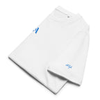 Men’s Organic Rib Neck Tee — A • Ocean Teal