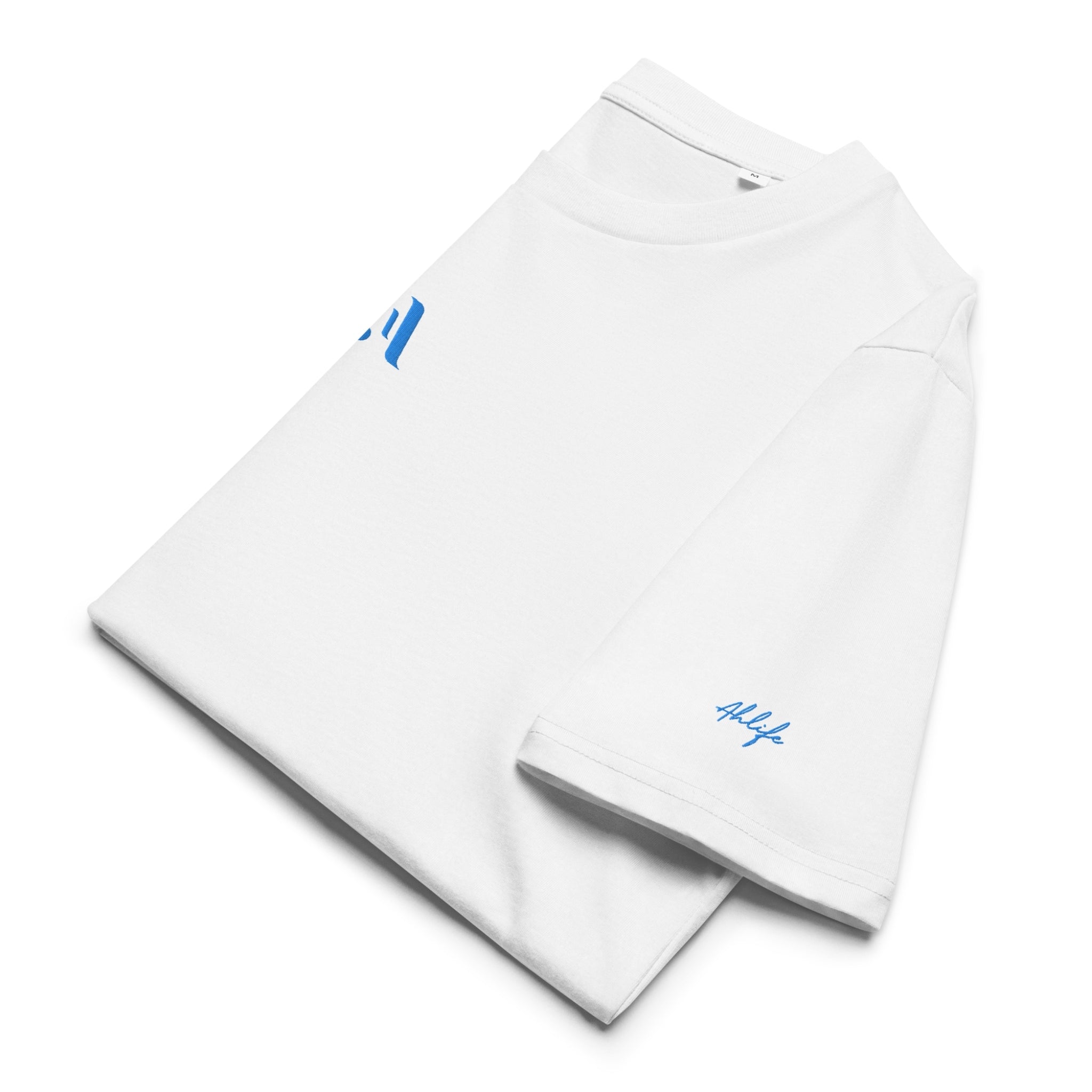 Men’s Organic Rib Neck Tee — A • Ocean Teal